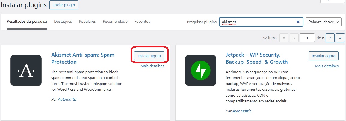 Plugin Akismet Anti-spam / WP Tutorial
