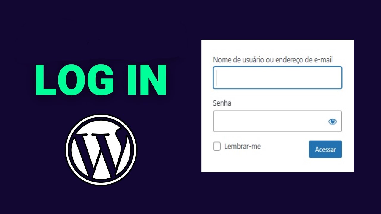 Como fazer login no seu site WordPress / WPTutorial
